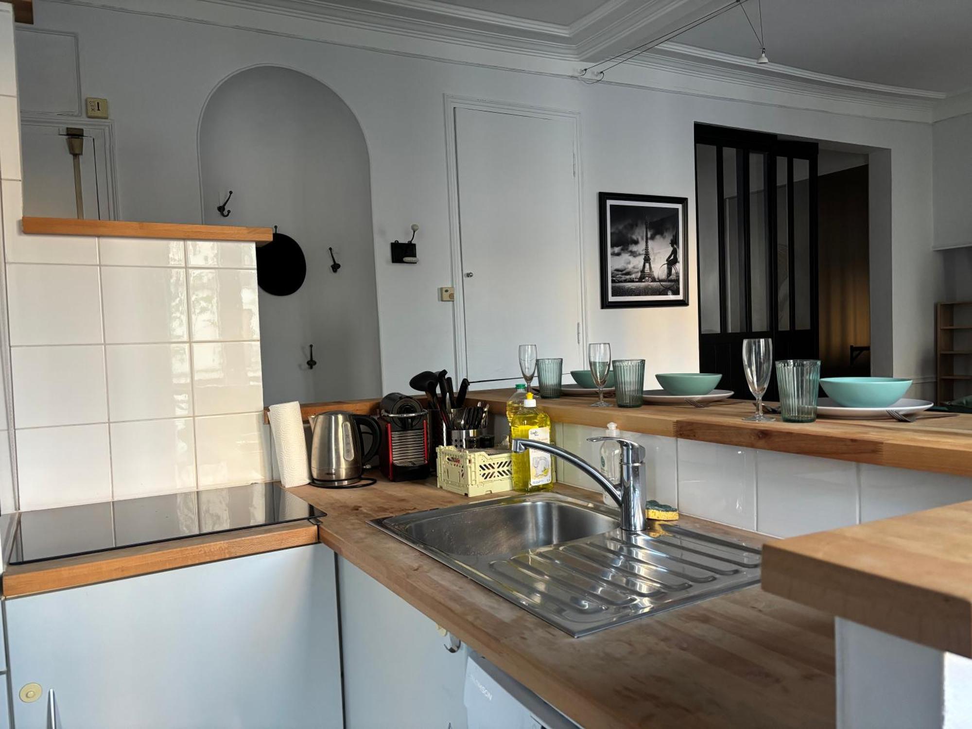 Apartment Charming Parisian Loft Near Opera - Tf24